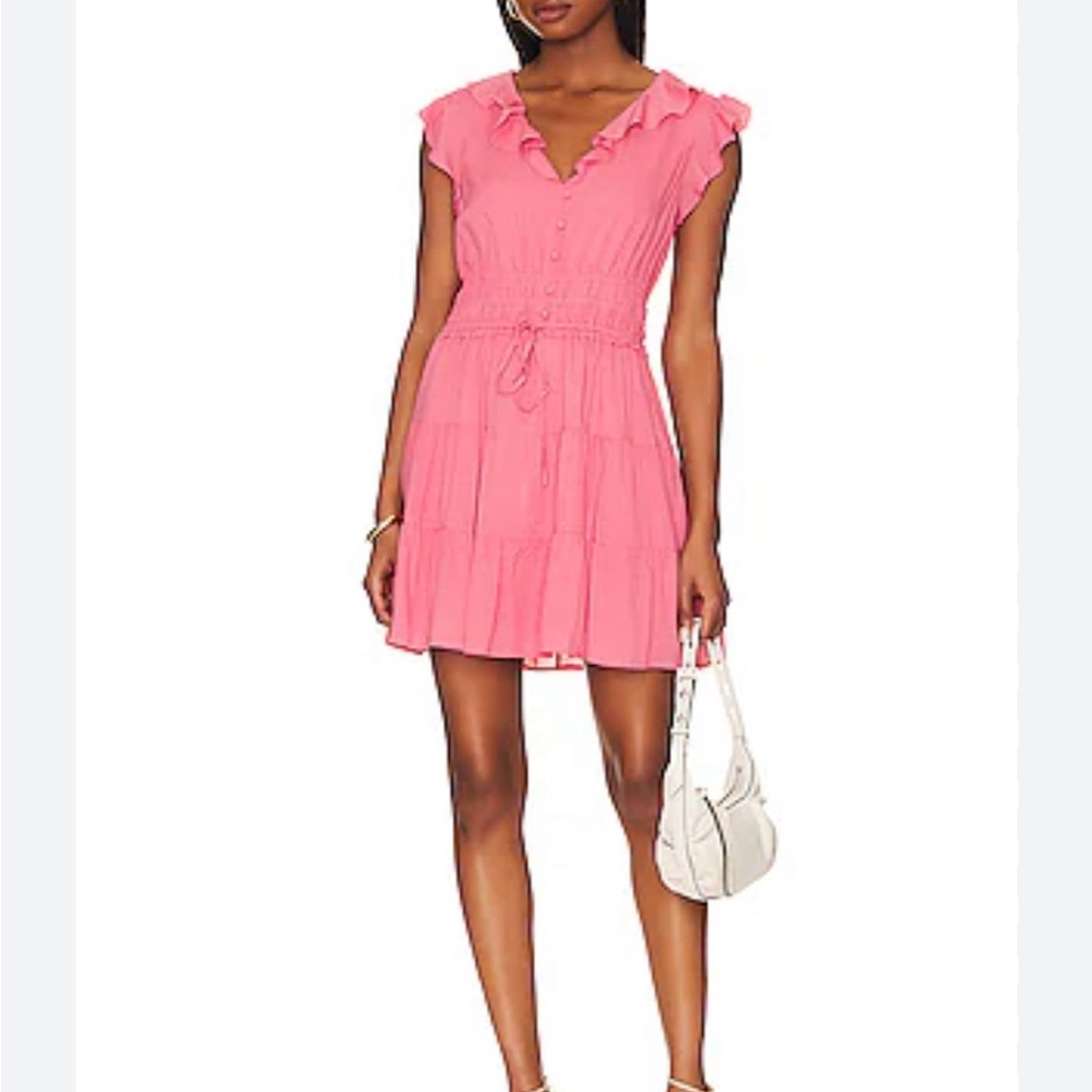 Paige Paradis Mini Dress in Dusty Bubblegum size Medium